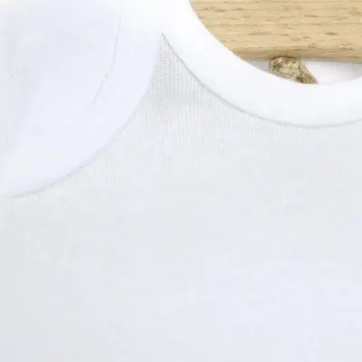 Mixi Baby %100 Pamuklu Çıtçıtlı Kısa Kol Bebek Body 3'lü Set Unisex - 4