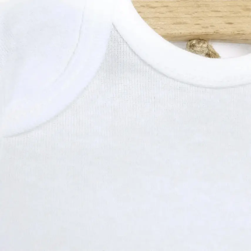 Mixi Baby %100 Pamuklu Çıtçıtlı Kısa Kol Bebek Body 3'lü Set Unisex - 4