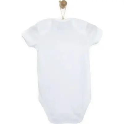 Mixi Baby %100 Pamuklu Çıtçıtlı Kısa Kol Bebek Body 3'lü Set Unisex - 5