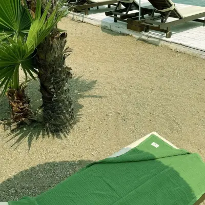 Mixi Baby Migaloo Dört Katlı Çok Amaçlı % 100 Pamuklu  Bebek Çocuk Müslin Örtü 90X120 Cm Yeşil - 2