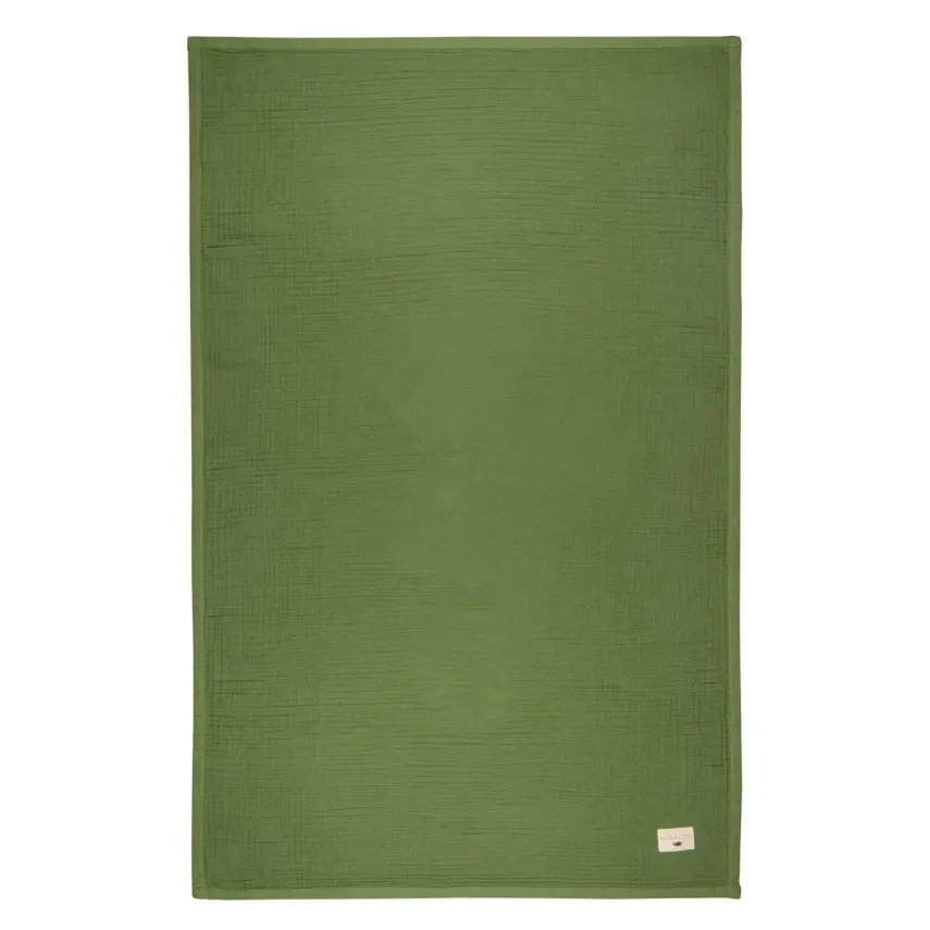 Mixi Baby Migaloo Dört Katlı Çok Amaçlı % 100 Pamuklu  Bebek Çocuk Müslin Örtü 90X120 Cm Yeşil - 7