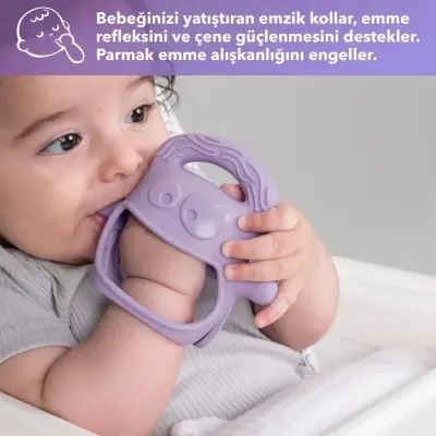 Mochi Diş Kaşıyıcı Lila - 2