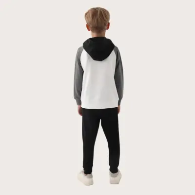 Modern Sonic Erkek Eşofman Takımı Krem - 5