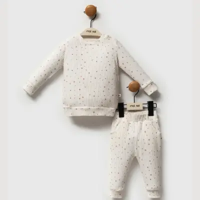 Moi Noi 2li Takım Raporlu Ekru