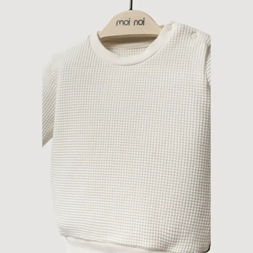 Moi Noi 2li Takım Waffle Ekru - 3