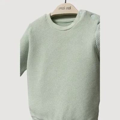 Moi Noi 2li Takım Waffle Mint - 6