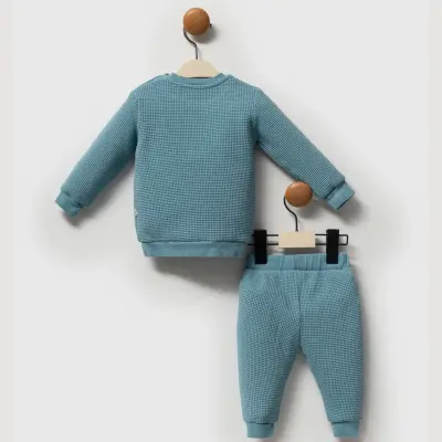 Moi Noi 2li Takım Waffle Petrol - 5