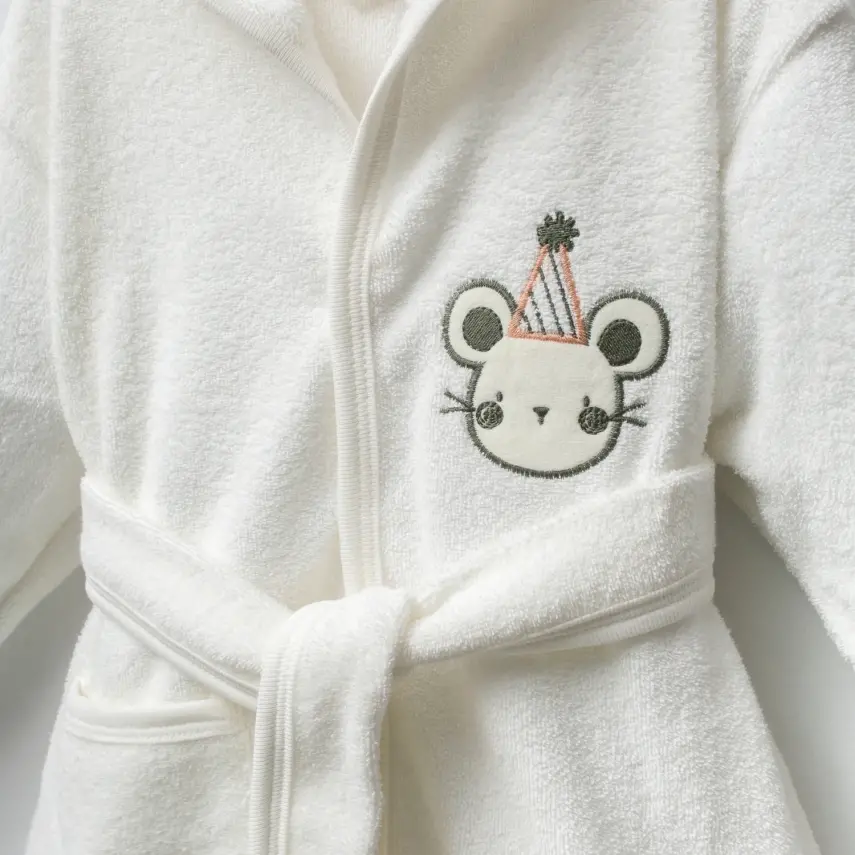 Moi Noi Bebek Bornoz Takımı Balon Unisex - 2