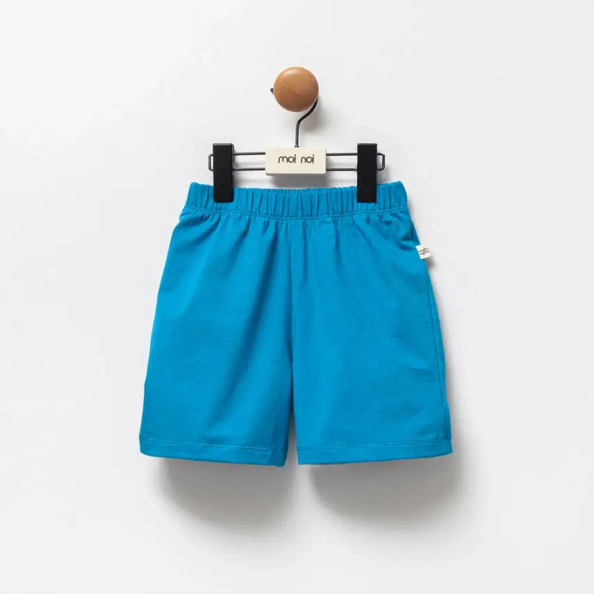 Moi Noi Çocuk Şortu Petrol - 1