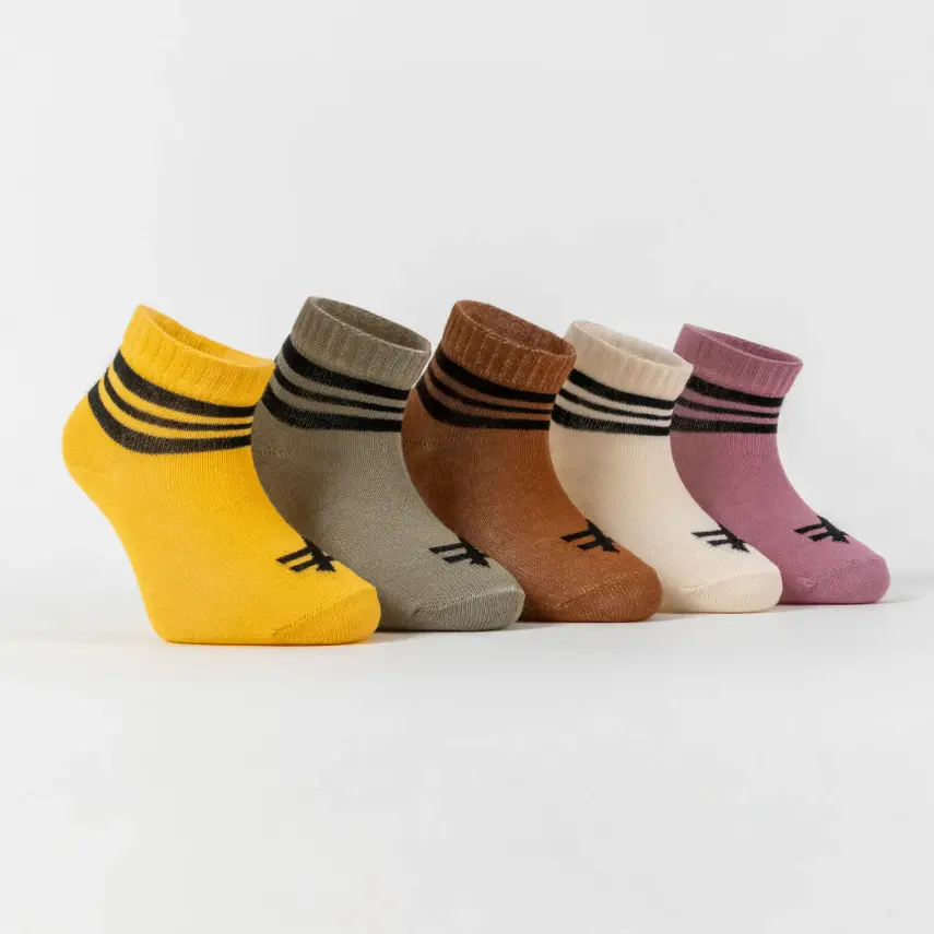 Moi Noi Çok Renkli 5Li Bebek Soket Çorap - 1