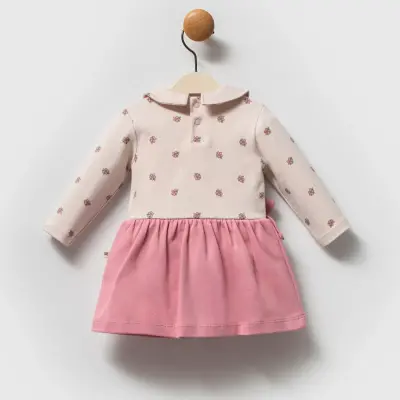 Moi Noi Elbise Bodyli Flowers Mürdüm - 9