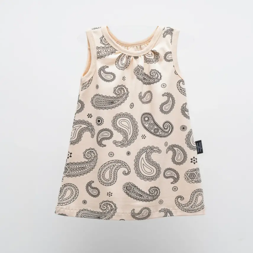 Moi Noi Elbise Desenli Bej - 2