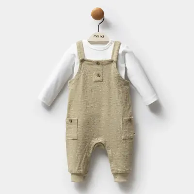 Moi Noi Erkek Bebek Salopet Haki
