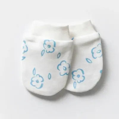 Moi Noi Erkek Bebek Yenidoğan Eldiven 2Li Mavi - 2