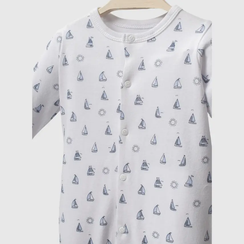 Moi Noi Erkek Tulum Şapka Takım Captain Mavi - 3