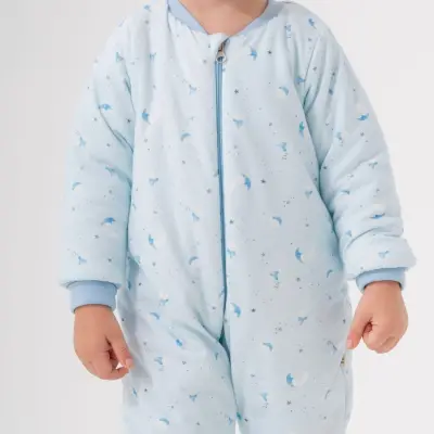 Moi Noi Fermuarlı Uzun Kollu Kışlık Bebek Çocuk Uyku Tulumu Aydede 2,5 Tog - 10