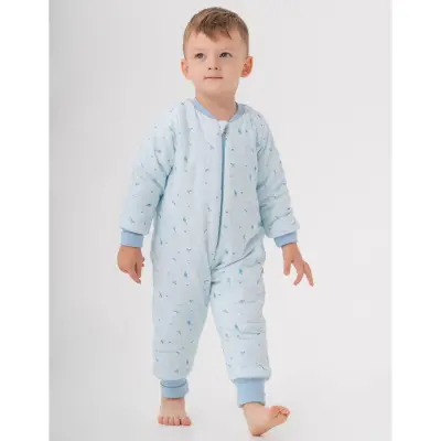 Moi Noi Fermuarlı Uzun Kollu Kışlık Bebek Çocuk Uyku Tulumu Aydede 2,5 Tog - 9
