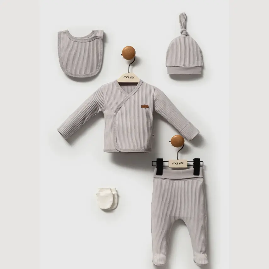 Moi Noi Hastane Çıkışı 5li Raporlu Gri - 1