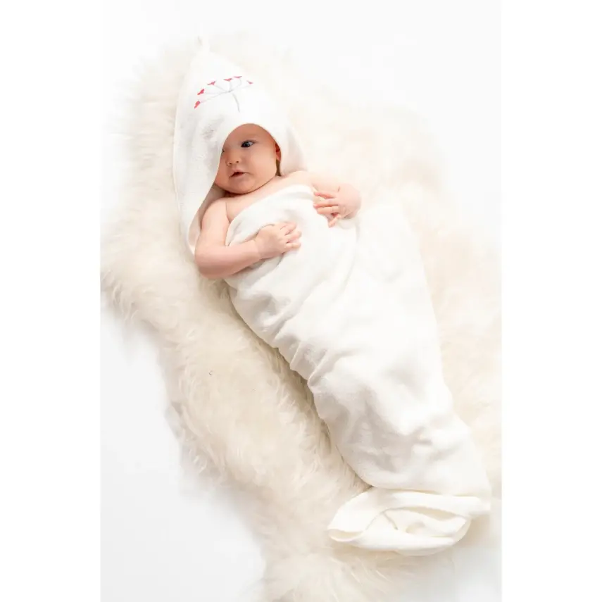 Moi Noi Havlu Kokina Baskılı Ekru - 2