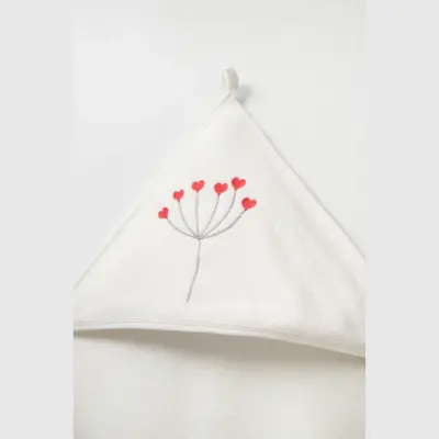 Moi Noi Havlu Kokina Baskılı Ekru - 3