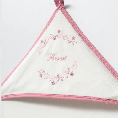 Moi Noi Havlu Nakışlı Flowers Ekru - 2