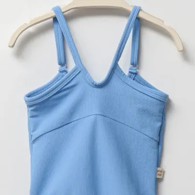 Moi Noi Kız Bebek Mayo Askılı Mavi - 6