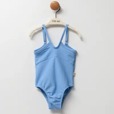 Moi Noi Kız Bebek Mayo Askılı Mavi
