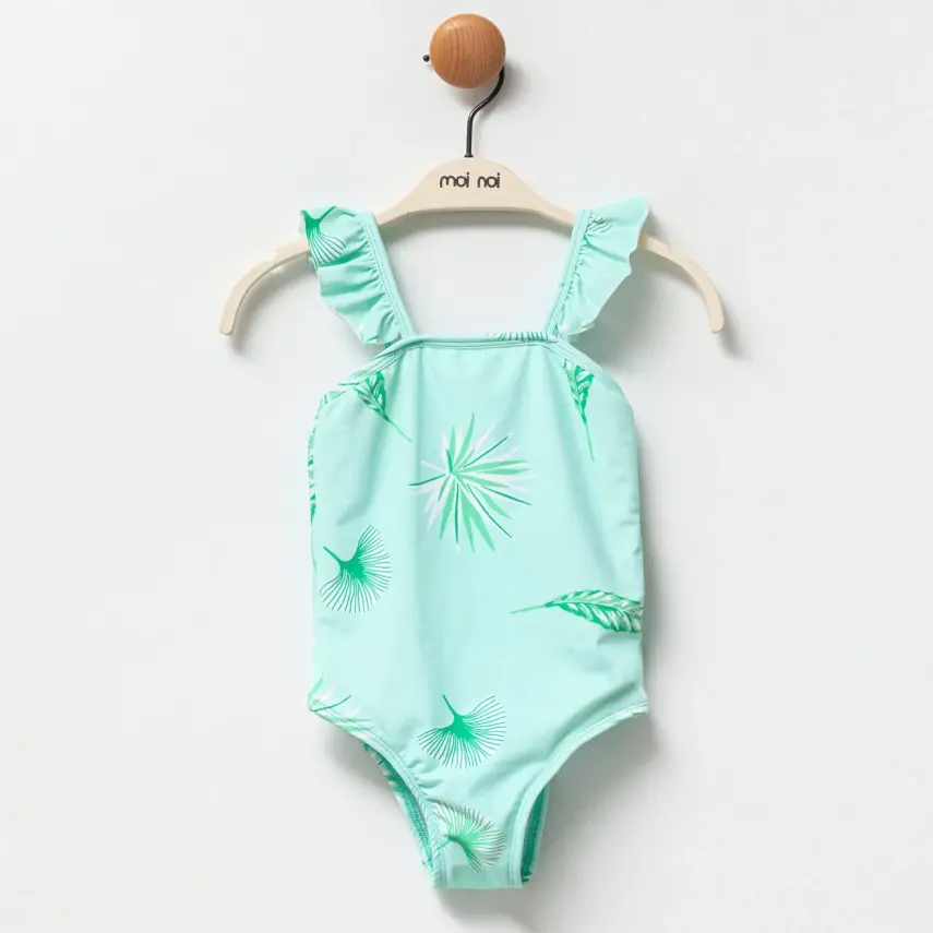 Moi Noi Kız Bebek Mayo Fırfırlı Mint - 1