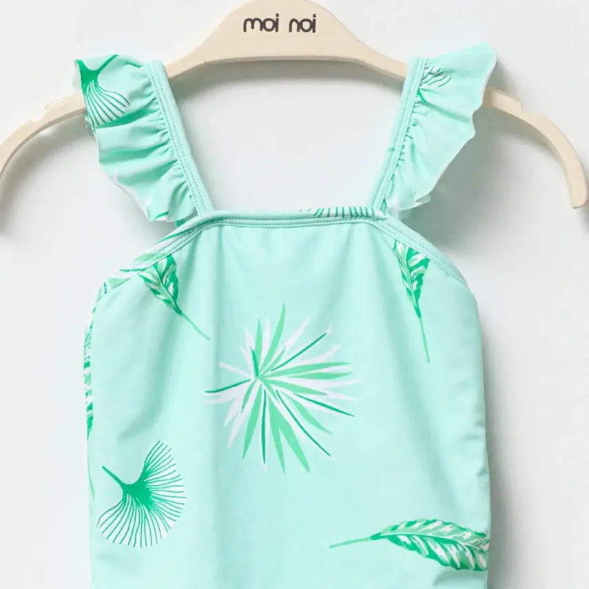 Moi Noi Kız Bebek Mayo Fırfırlı Mint - 5