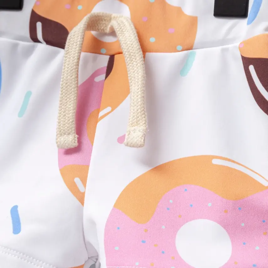 Moi Noi Kız Bebek Mayo Şort Desenli Beyaz - 2