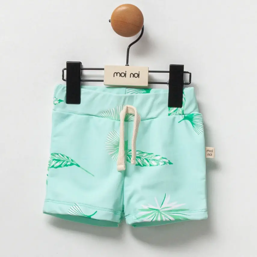 Moi Noi Kız Bebek Mayo Şort Desenli Mint - 1