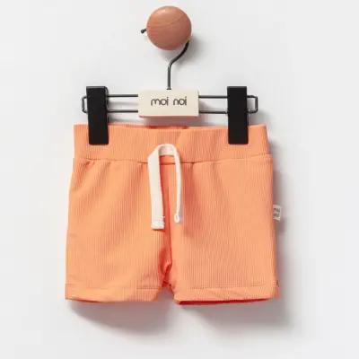 Moi Noi Kız Bebek Mayo Şort Düz Somon - 3