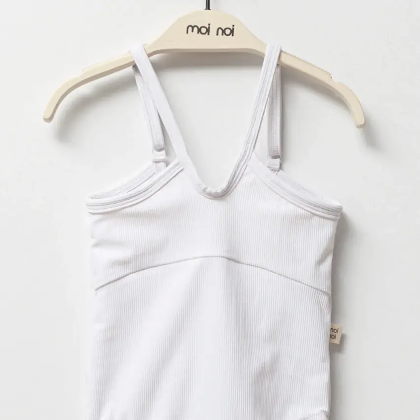 Moi Noi Kız Çocuk Mayo Askılı Beyaz - 2