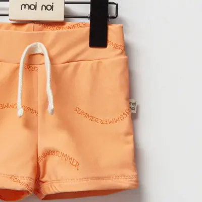 Moi Noi Kız Çocuk Mayo Şort Desenli Somon - 2