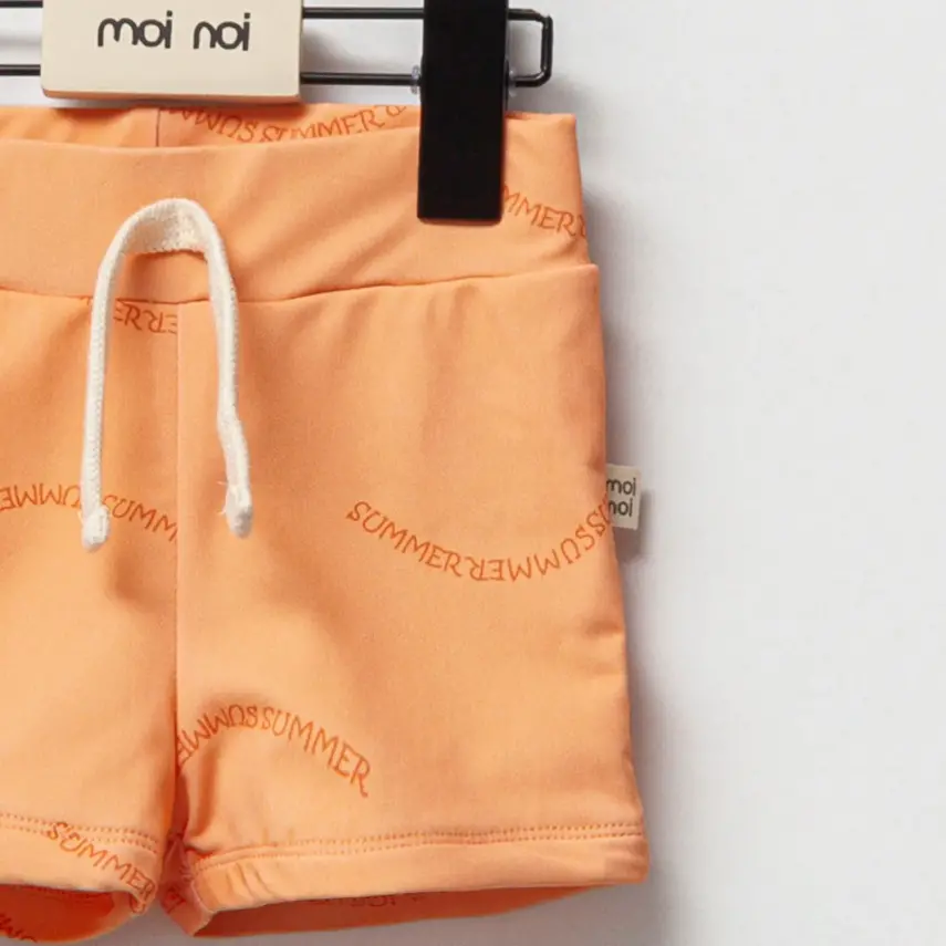 Moi Noi Kız Çocuk Mayo Şort Desenli Somon - 2