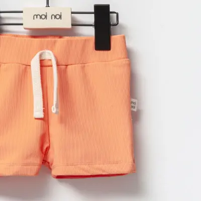 Moi Noi Mayo Şortlu Düz Somon - 2