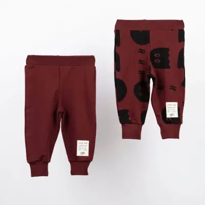 Moi Noi Pantolon 2li Bordo 