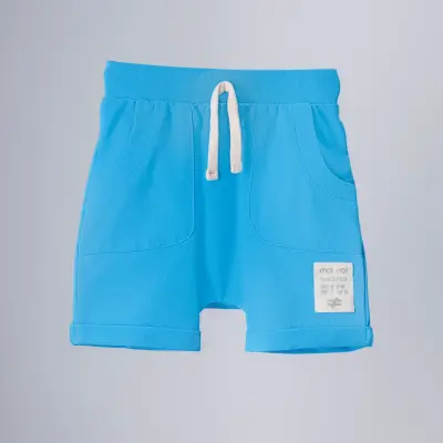 Moi Noi Şort Cepli Mavi 