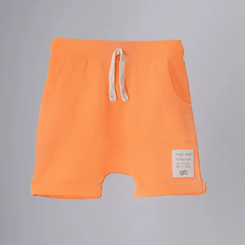 Moi Noi Şort Cepli Turuncu - 1