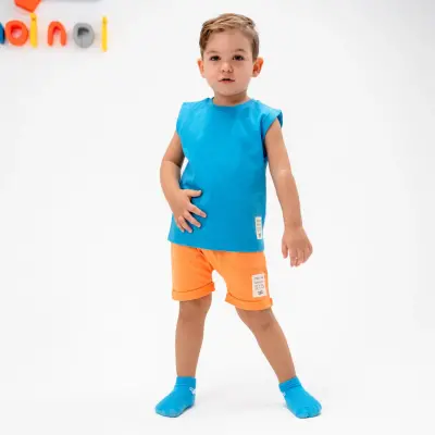 Moi Noi Şort Cepli Turuncu - 3