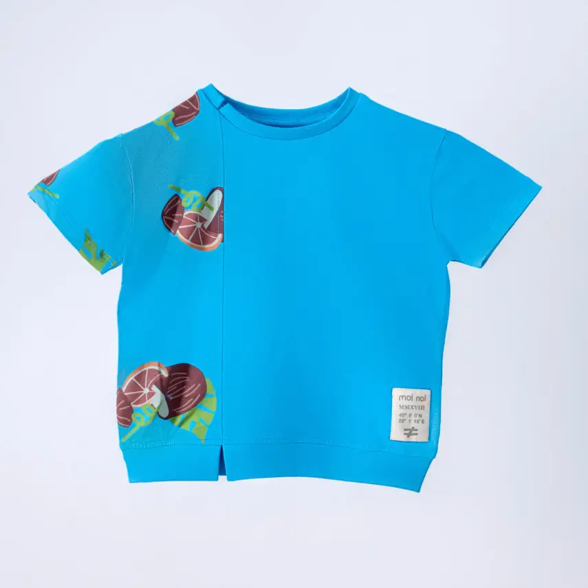 Moi Noi T-Shirt Garnili Mavi - 2