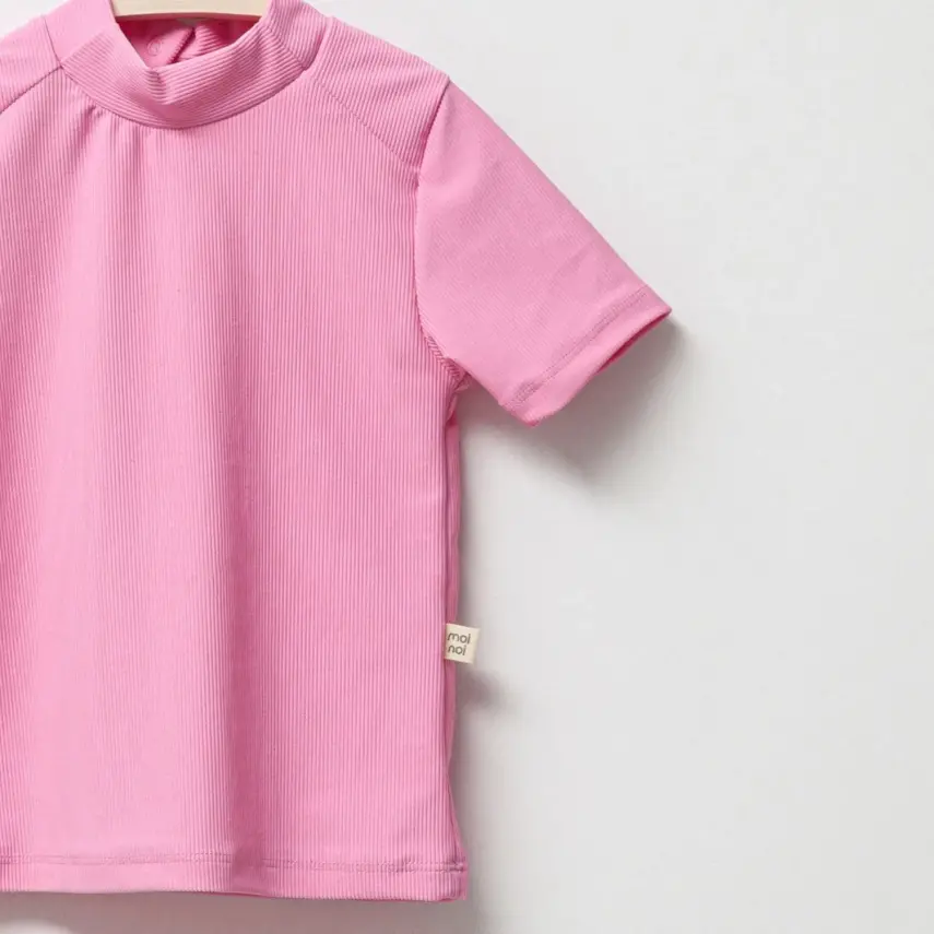 Moi Noi T-Shirt Mayo Çizgili Pembe - 2