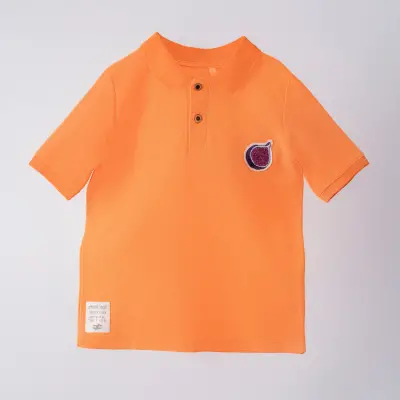 Moi Noi T-Shirt Polo Yaka Turuncu Icon