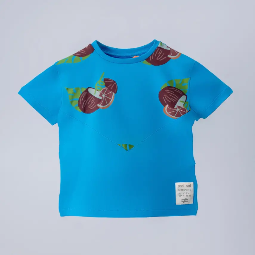 Moi Noi T-Shirt Üçgen Mavi - 1