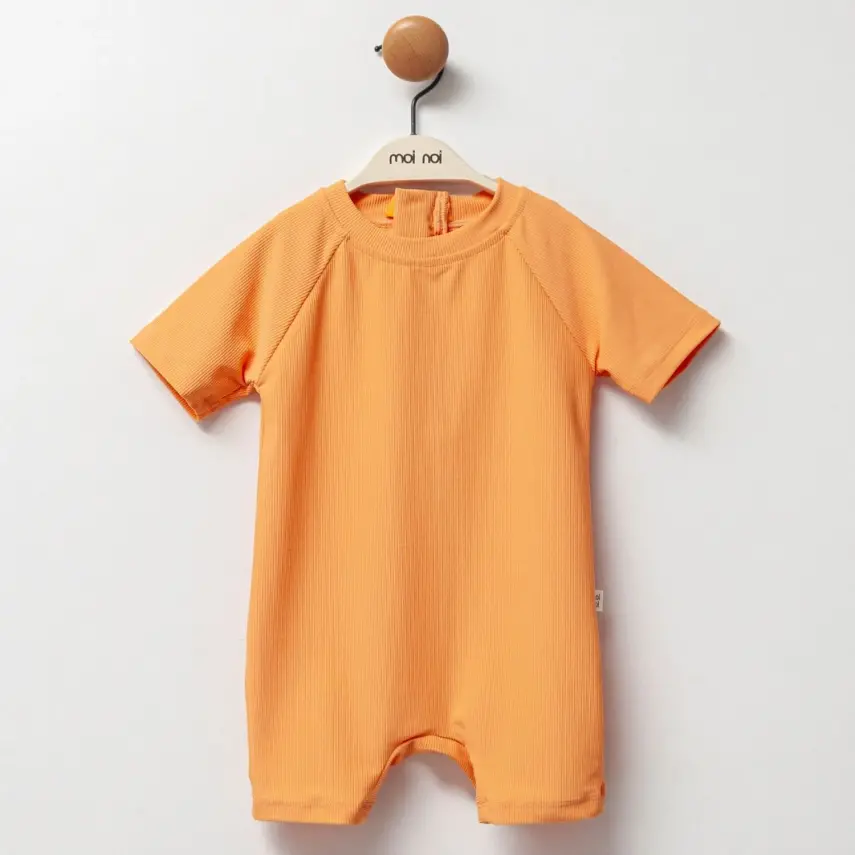Moi Noi Tulum Kız Çocuk Mayo Şortlu Somon - 1