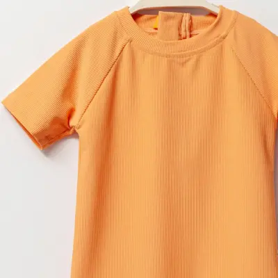 Moi Noi Tulum Kız Çocuk Mayo Şortlu Somon - 2