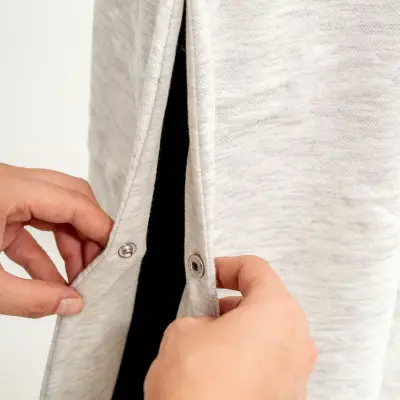 Moi Noi Uyku Tulumu Çıtçıtlı Gri Kare 1,5 Tog - 11