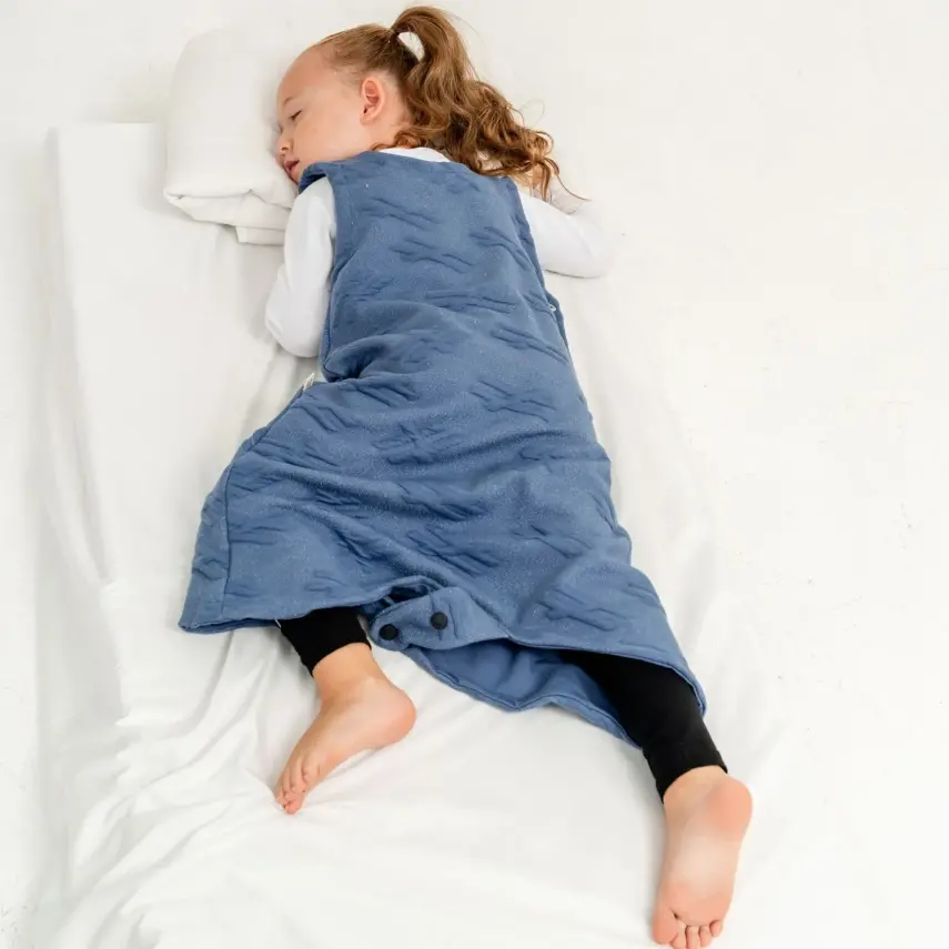 Moi Noi Uyku Tulumu Çıtçıtlı Mavi Alacalı 1,5 Tog - 3