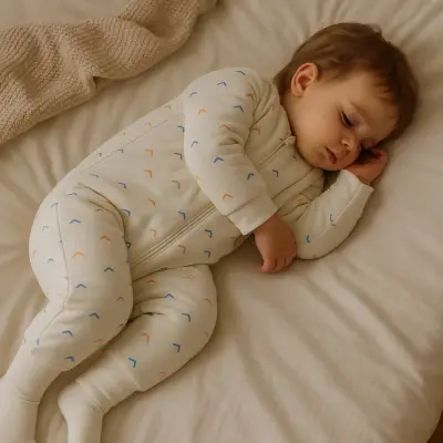 Moi Noi Uyku Tulumu Çoraplı 2,5 Tog Açık Zigzag Desenli - 5