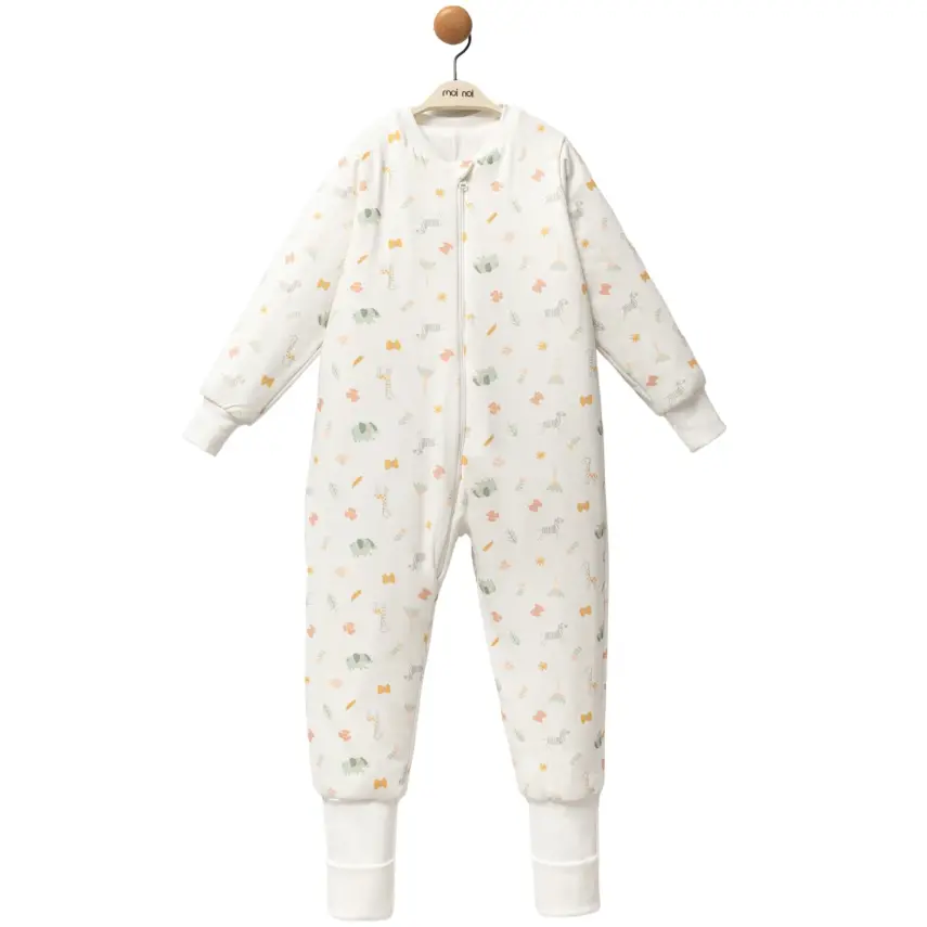 Moi Noi Uyku Tulumu Çoraplı 2,5 Tog Fil Desenli - 1